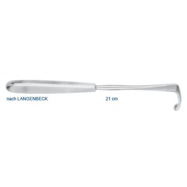 Роторасширитель nach LANGENBECK 21см, 30х11 мм., HLW Dental Instruments (Германия)