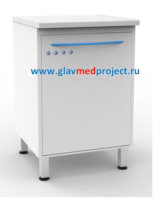 Модуль П-12Б бактерицидный с 2 выдвижными полками, лампой Philips, дверцей со стеклом, АБ Мед (Россия)