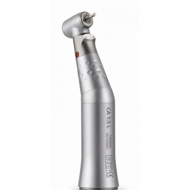 CA 1:5 L - повышающий угловой наконечник с подсветкой, кнопочным зажимом бора и внутренним распылителем | Bien-Air (Швейцария)