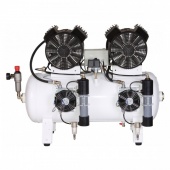 Remeza КМ-100.VS204ТД - безмасляный компрессор для 4-х стоматологических установок, с осушителем мембранного типа, с ресивером 100 л, 286 л/мин | Remeza (Белоруссия)