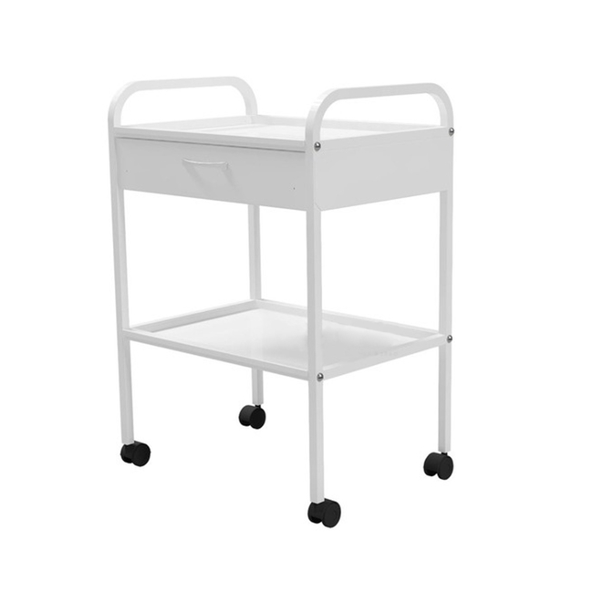 СМИ-02-01 - передвижной инструментальный столик, пластиковые колеса, 1 выдвижной ящик | ВЗМО (Россия)