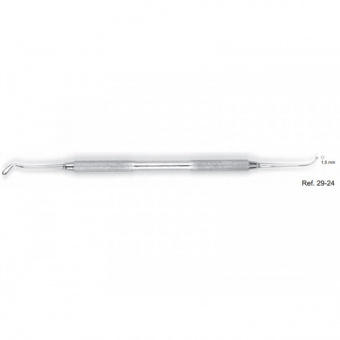 Гладилка комбинированная с шаровидным штопфером, 1,5 мм