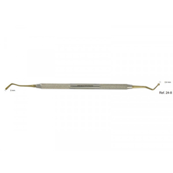 Гладилка-штопфер, жесткая-шарик, 2,0-2,4 мм, нитрид титановое покрытие