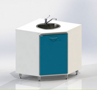 УМ Тумба на хром.ножках Эконом, Виталия (Россия)