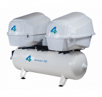 ECO6 ME Безмасляный компрессор, 2 головы с 2-умя цилиндрами, поршневого типа, 4-tek (Италия)