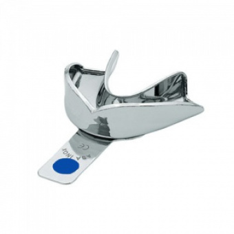 Ложка слепочная нижняя очень большая (XL) без перфорации с бортиками, Asa Dental (Италия)