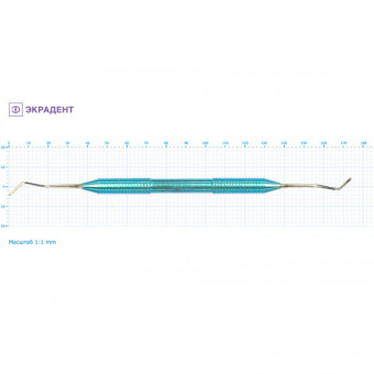 04-02 - штопфер обратноконусный - гладилка средняя 1,4/1,5., Экрадент (Россия)