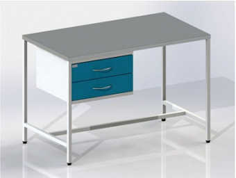 Стол лабораторный СЛ-2, столешница металл