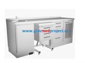 Комплект  мебели для стоматологического кабинета "Коста Дорада", Главмедпроект (Россия)